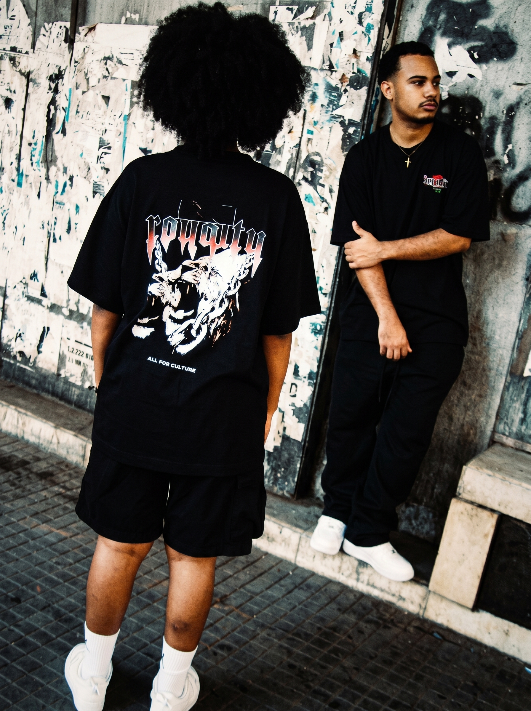 Royalty For Culture tee at the beach