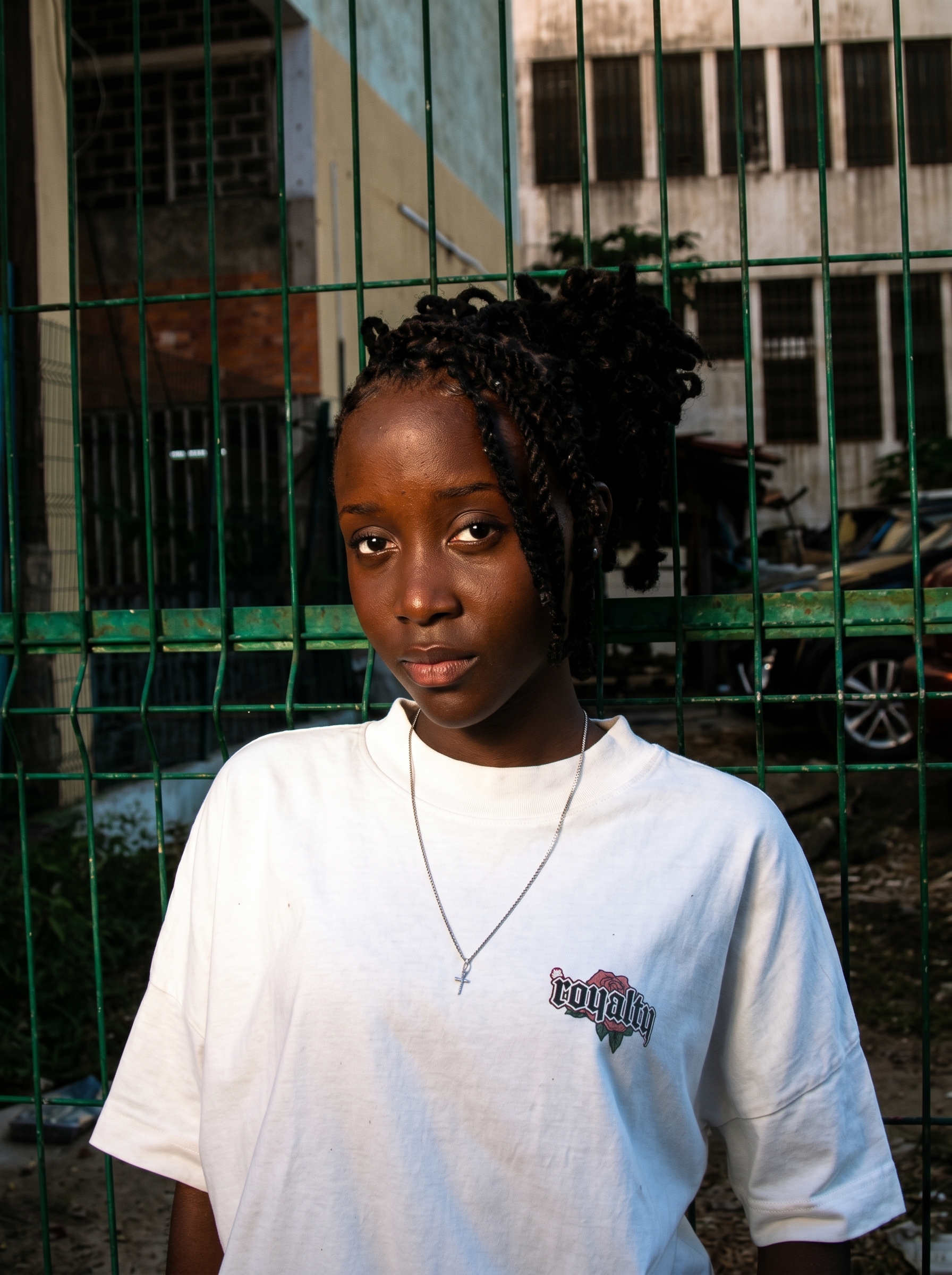 Luanda — chain-link portrait